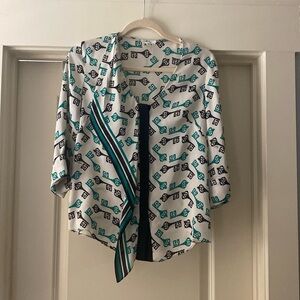 Milly blouse - key pattern and front detail - size 6